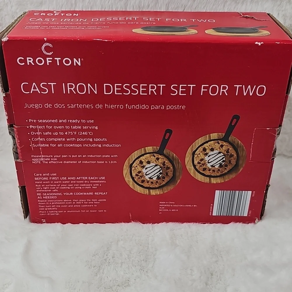 Crofton Cast Iron Dessert Set for Two